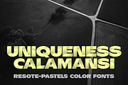 Color fonts ResotE-Pastels, a Sans Serif Font by glukfonts (Thumbnail 3 of 8)