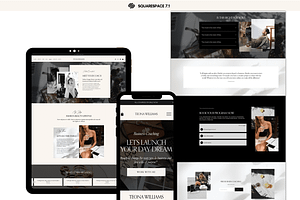 Squarespace Templates 7.1 Blog Coach