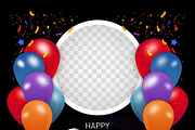 Happy birthday text style, a Graphic by Sashamim22 (Thumbnail 2 of 3)