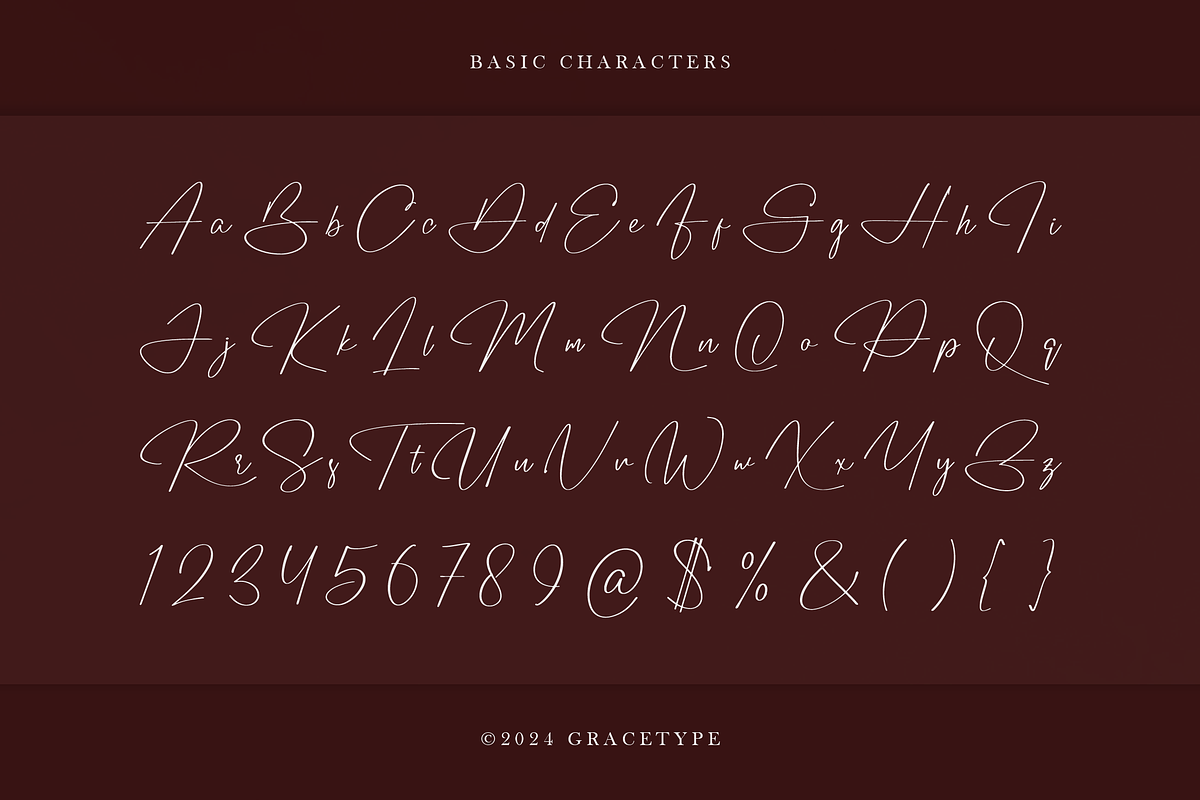 Sesillion | Classic Signature Script, a Script Font by gracetype_studio (Photo 10 of 12)