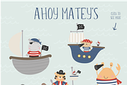 Pirates, an Animal Illustration by Poppymoondesign (Thumbnail 3 of 5)
