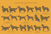 Gun Dogs (Hunting Dogs) Silhouettes, an Animal Illustration by pet design shop (Thumbnail 8 of 13)