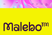 Malebo - Quirky Logo Sans Font, a Font by Casloop Studio (Thumbnail 1 of 9)