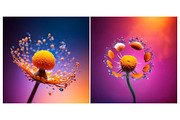 Microcosm Flower Idea T-shirt Print, a Background Graphic by IrySha (Thumbnail 2 of 5)