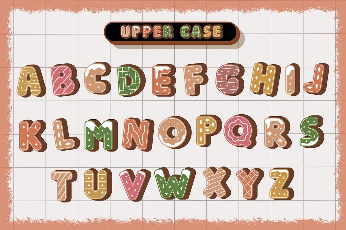 Cookies For Santa, a Font by caocastudio (Photo 2 of 5)