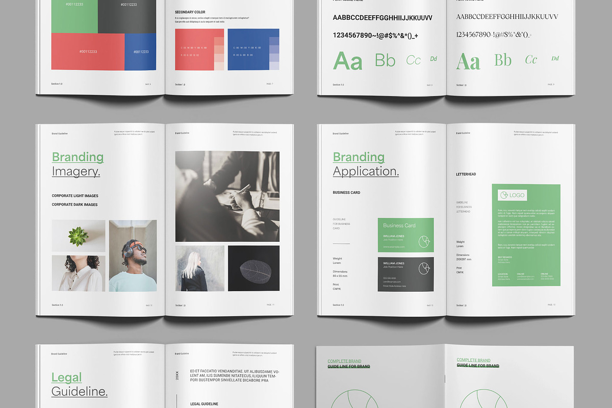 Brand Guideline Template, a Brochure Template by ClickPaint_Studio (Photo 4 of 5)