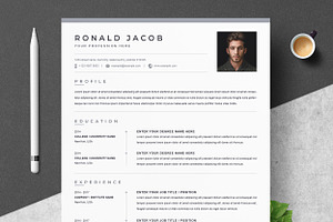 Clean Word CV With Cover Letter