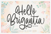 Hello Brigantia - Handwritten Font, a Script Font by Damarletter (Thumbnail 1 of 8)