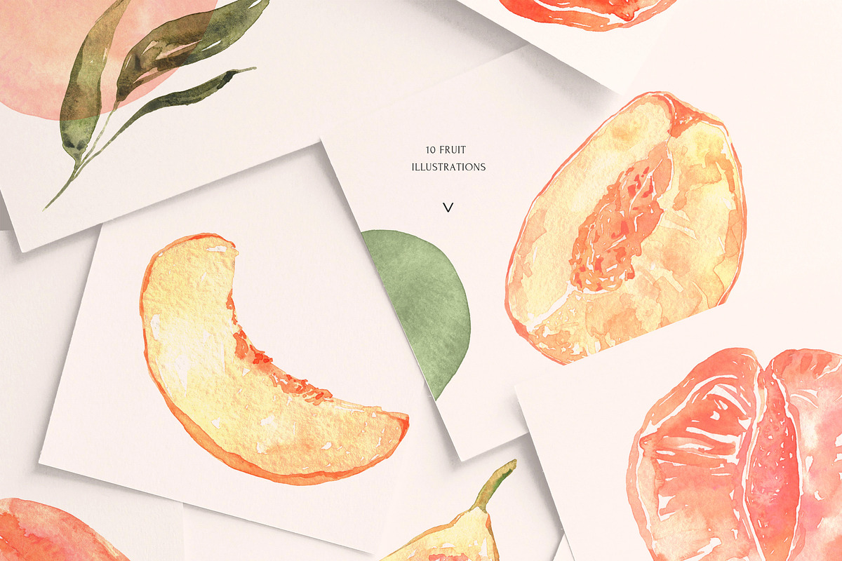 Peach Aesthetics Tropical Summer, an Illustration by Cat In Colour (Photo 6 of 10)