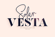 Solar Vesta | Font Collection, a Script Font by Anthony James (Thumbnail 1 of 12)