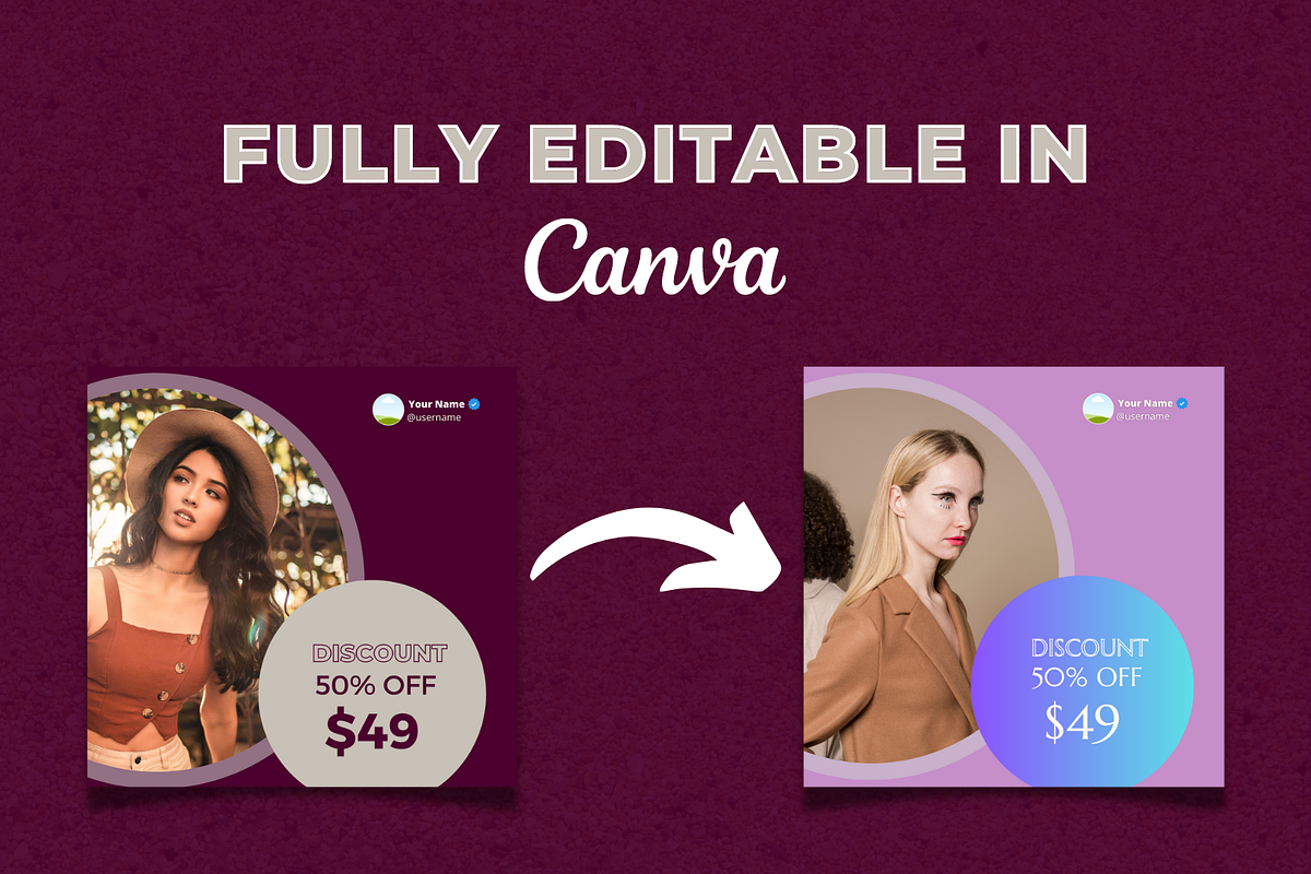 Clothing Store Canva Templates, a Social Media Template by Canvagator (Photo 3 of 3)