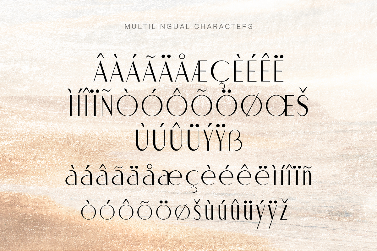 Omaira - Sleek Modern Sans Display, a Sans Serif Font by Cloverons (Photo 12 of 14)