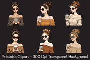 Mothers Day Women Clipart, an Illustration by RobertsArt (Thumbnail 7 of 7)