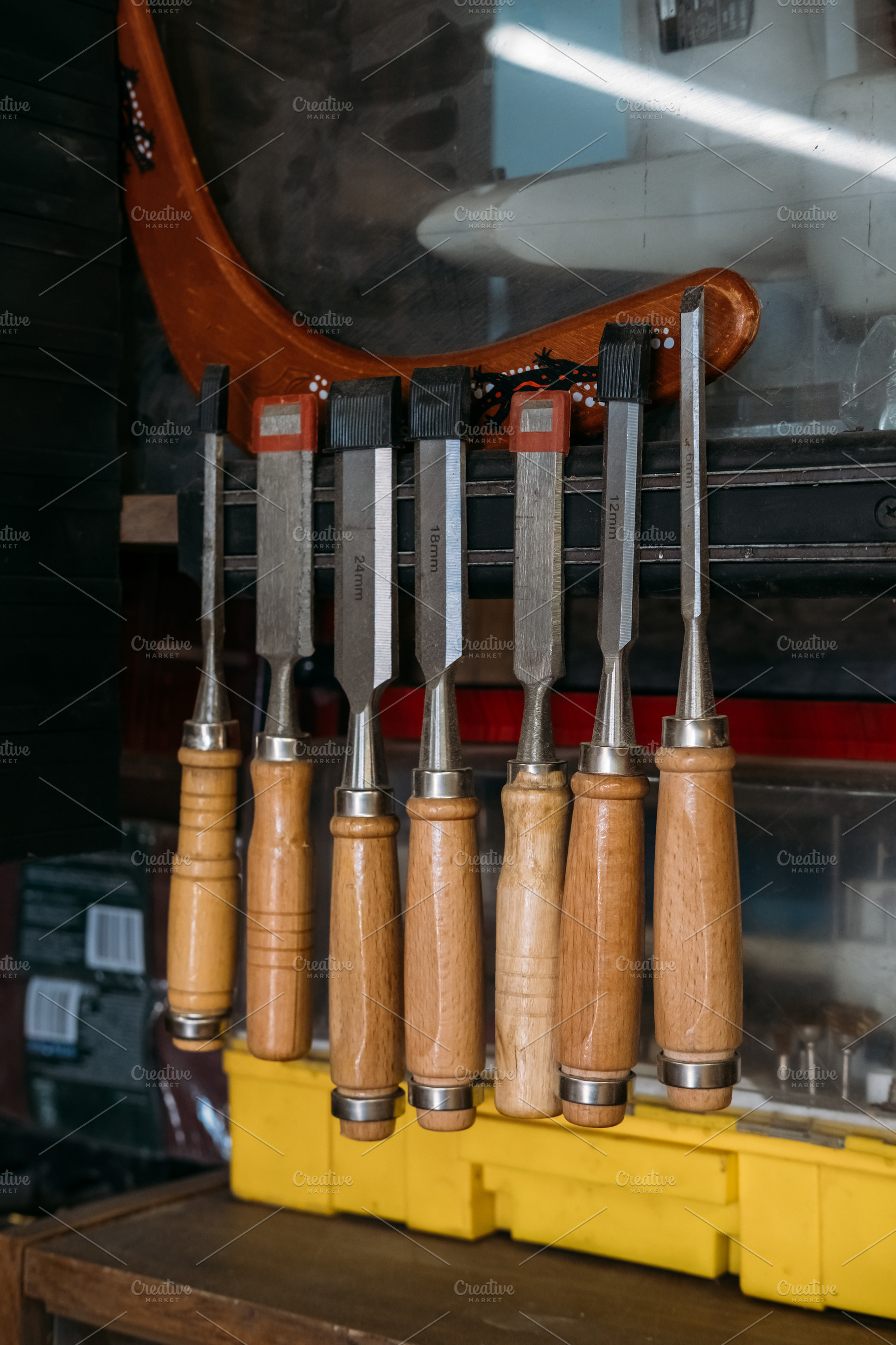 Woodworking equipment carpentry hand tool set, an Industrial Photo by Photo Drive Studio