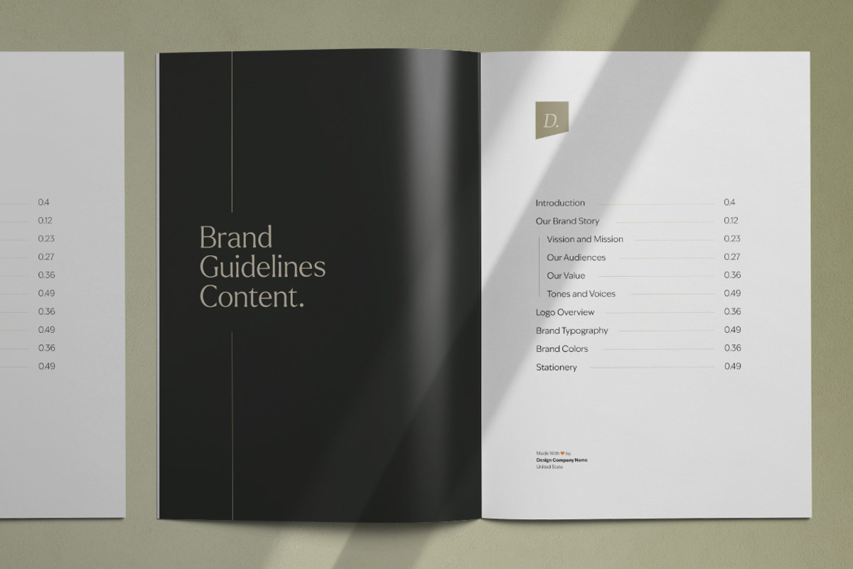 Brand Guidelines, a Brochure Template by broluthfi (Photo 8 of 8)