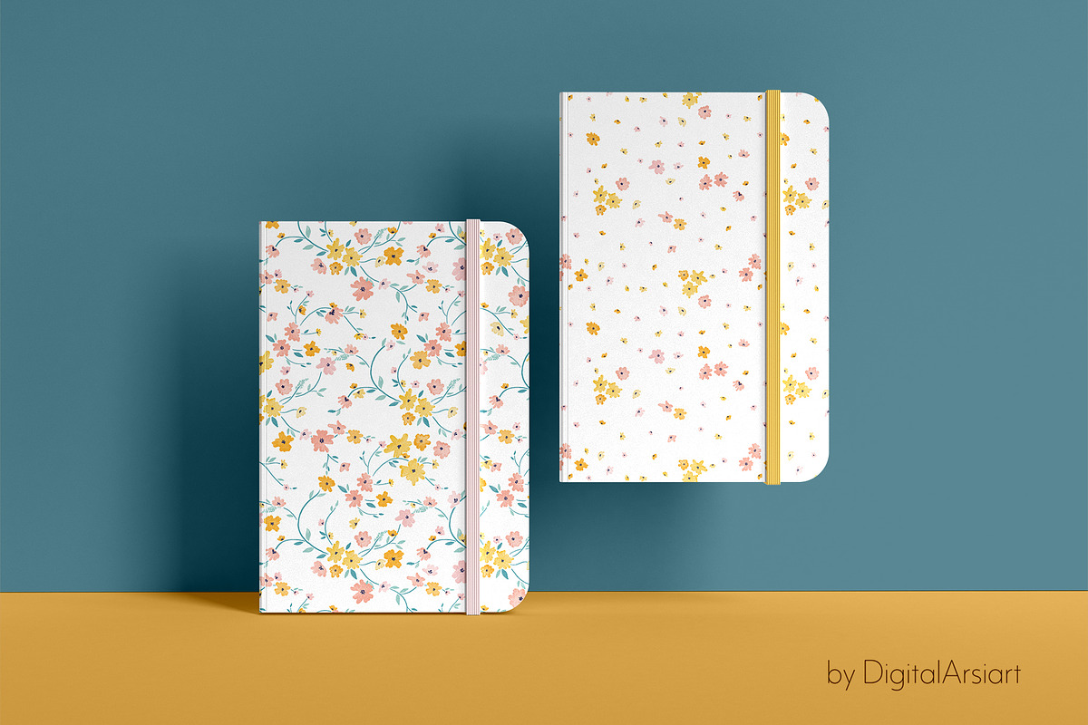 Kids floral seamless pattern checks, a Graphic by DigitalArsiart (Photo 12 of 13)
