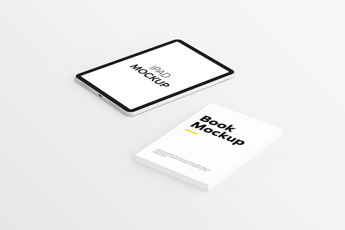 Book & iPad Mockup, an iPhone Mockup by UnicDesign (Photo 14 of 18)