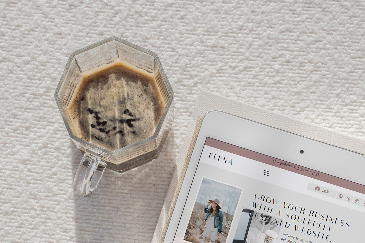 Elena Wix Studio Website Template, a Wix Template by Girl Boss From Home (Photo 2 of 6)