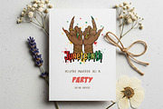 BLM Juneteenth Sublimation Bundle, an Object Graphic by GlitterCraft (Thumbnail 61 of 101)