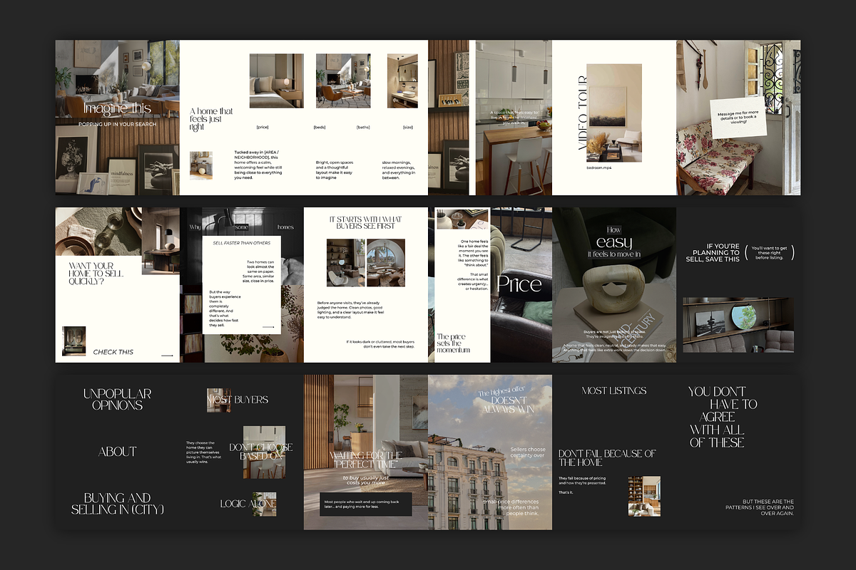 Instagram Templates for Real Estate, a Social Media Template by Meraki Templates (Photo 7 of 9)