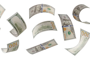 Build Your Own 2 (of 3) - Randomly Falling Collection of U.S. 10, a Business Photo by Andy Dean Photography