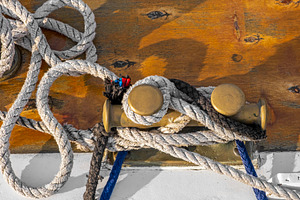 Old ship ropes closeup, a Transportation Photo by BOOCYS