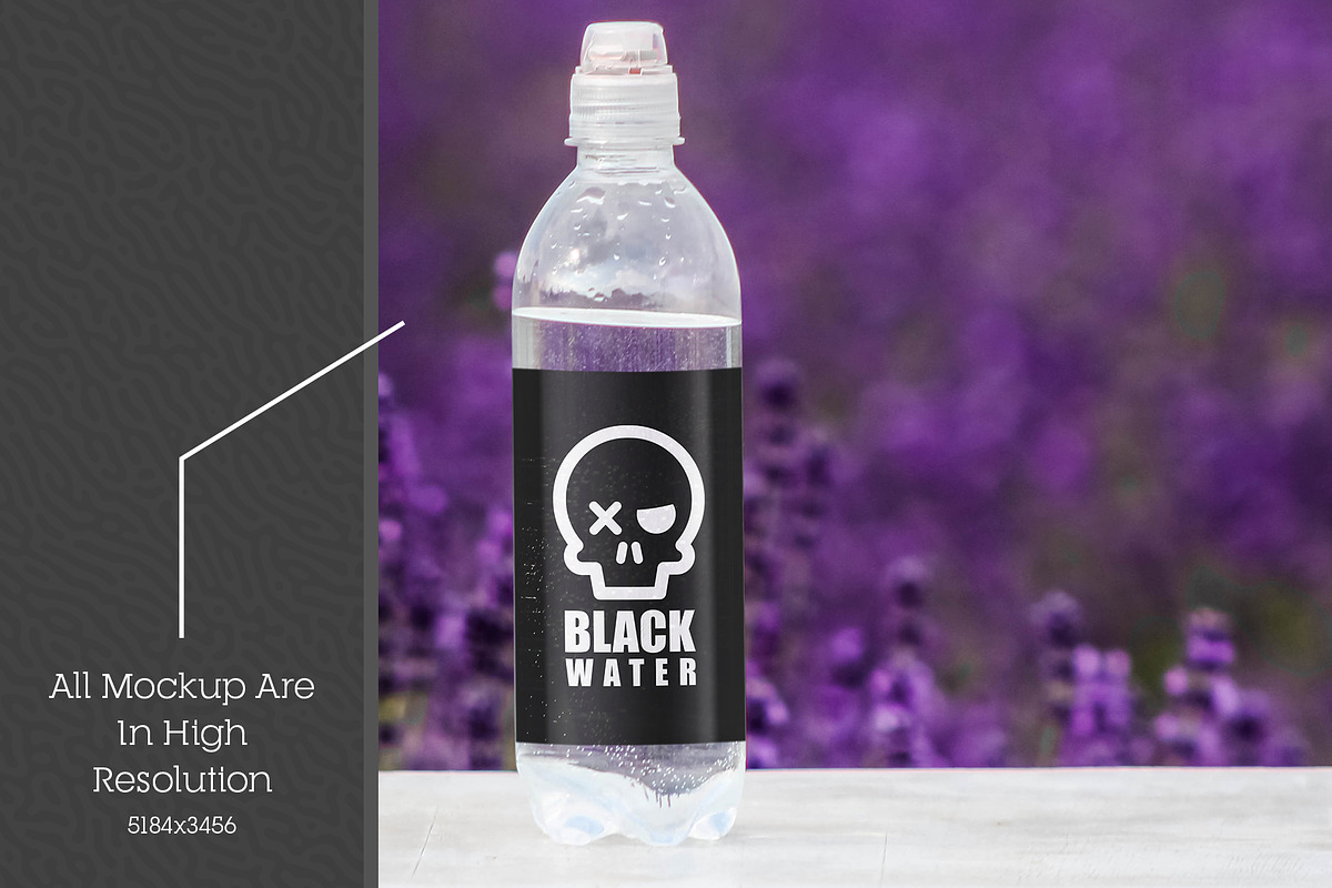 Water Bottle Mockup #06, a Product Mockup by alexandeerco (Photo 3 of 5)