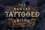 Tattooed Sailor | Vintage Serif Font, a Serif Font by Beveled Design Co. (Thumbnail 7 of 18)