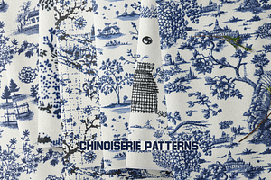 Chinoiserie Patterns, a Pattern Graphic by Digital Museum