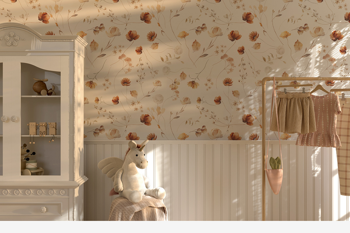 TERRE D'OMBRE Autumn Wildflowers, a Decorative Illustration by Muse Artist (Photo 8 of 13)