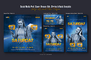 Party Social Media Template Bundle, a Social Media Template by Creative_View (Thumbnail 4 of 8)