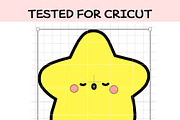 Cute Baby Star SVG Bundle, an Illustration by TheHitShop (Thumbnail 4 of 9)