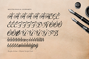 Kasfia Sirius | Classic Script, a Script Font by gracetype_studio (Thumbnail 10 of 11)