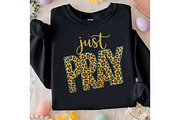 Just Pray Christian Png Religious, an Illustration by Designking (Thumbnail 4 of 6)