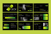 Futuristic Pitch Deck Powerpoint, a Presentation Template by fakhroo (Thumbnail 4 of 5)