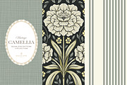Arts & Crafts Floral Patterns Black, a Pattern Graphic by Eclectic Anthology (Thumbnail 5 of 10)