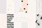 Cat Lovers & Others Patterns, a Pattern Graphic by Shh! Maker Design (Thumbnail 1 of 2)