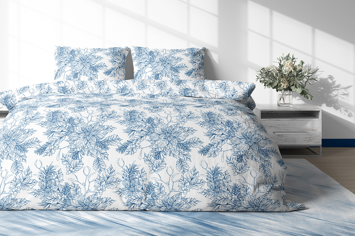 CHRISTMAS TOILE DE JOUY, a Pattern Graphic by Tanya Vollar (Photo 3 of 11)