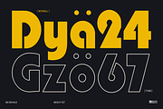 MO Behaus - Geometric Bauhaus Font, a Sans Serif Font by Monoco Type Foundry (Thumbnail 3 of 7)