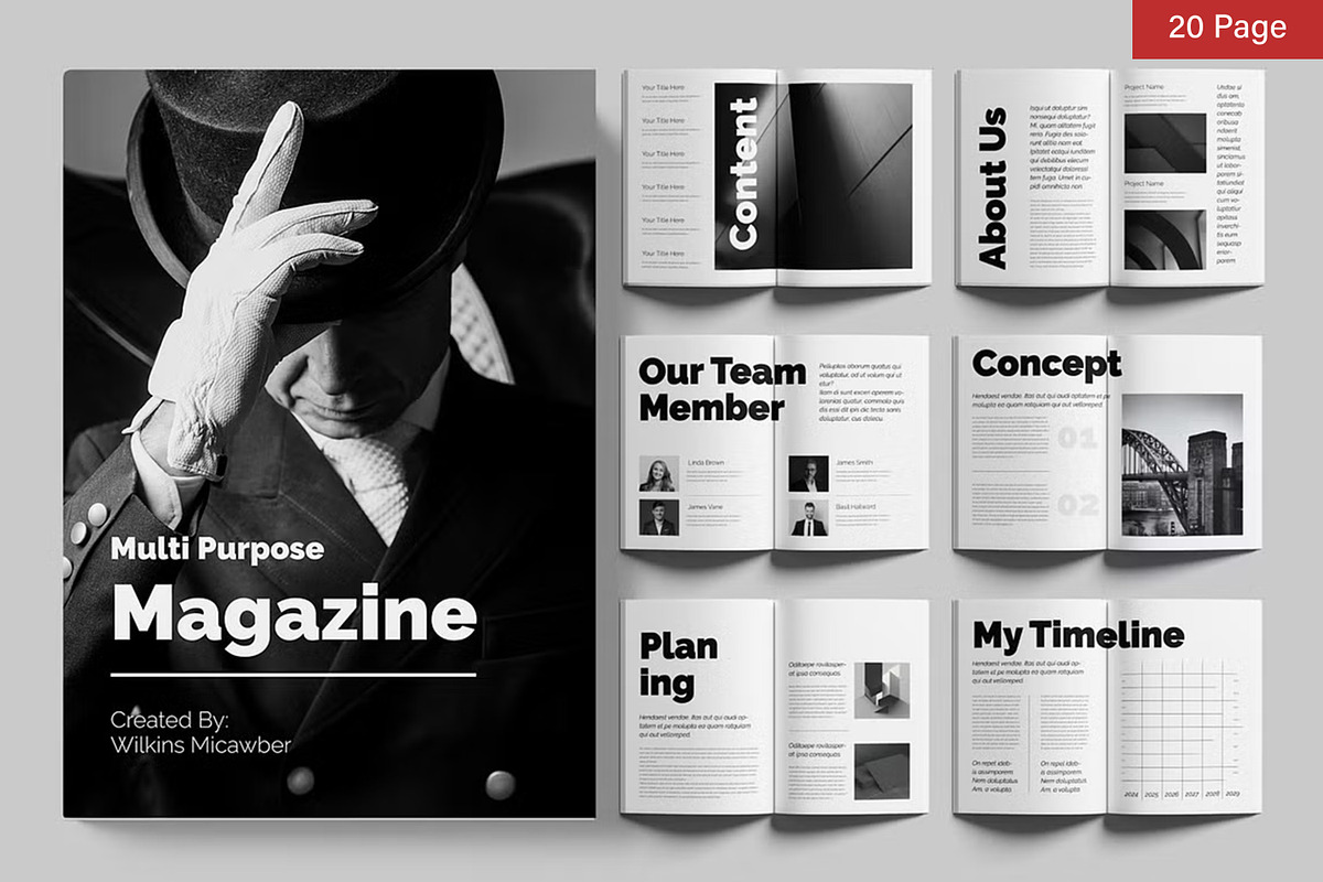 Magazine Bundle, a Magazine Template by ContestDesign (Photo 20 of 84)