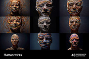 Human Wires. 40 images, a Technology Illustration by Handmadefont (Thumbnail 7 of 11)