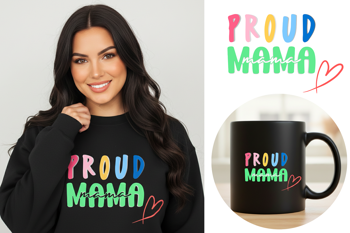 Proud Mama PNG Design, a Photo by Viberints (Photo 1 of 6)