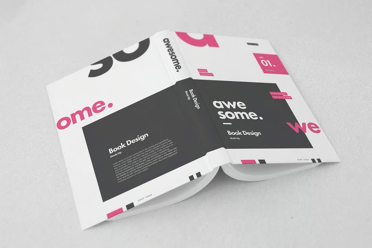 Book Mock-up, a Books & Magazine Mockup by zippypixelstudio (Photo 3 of 9)