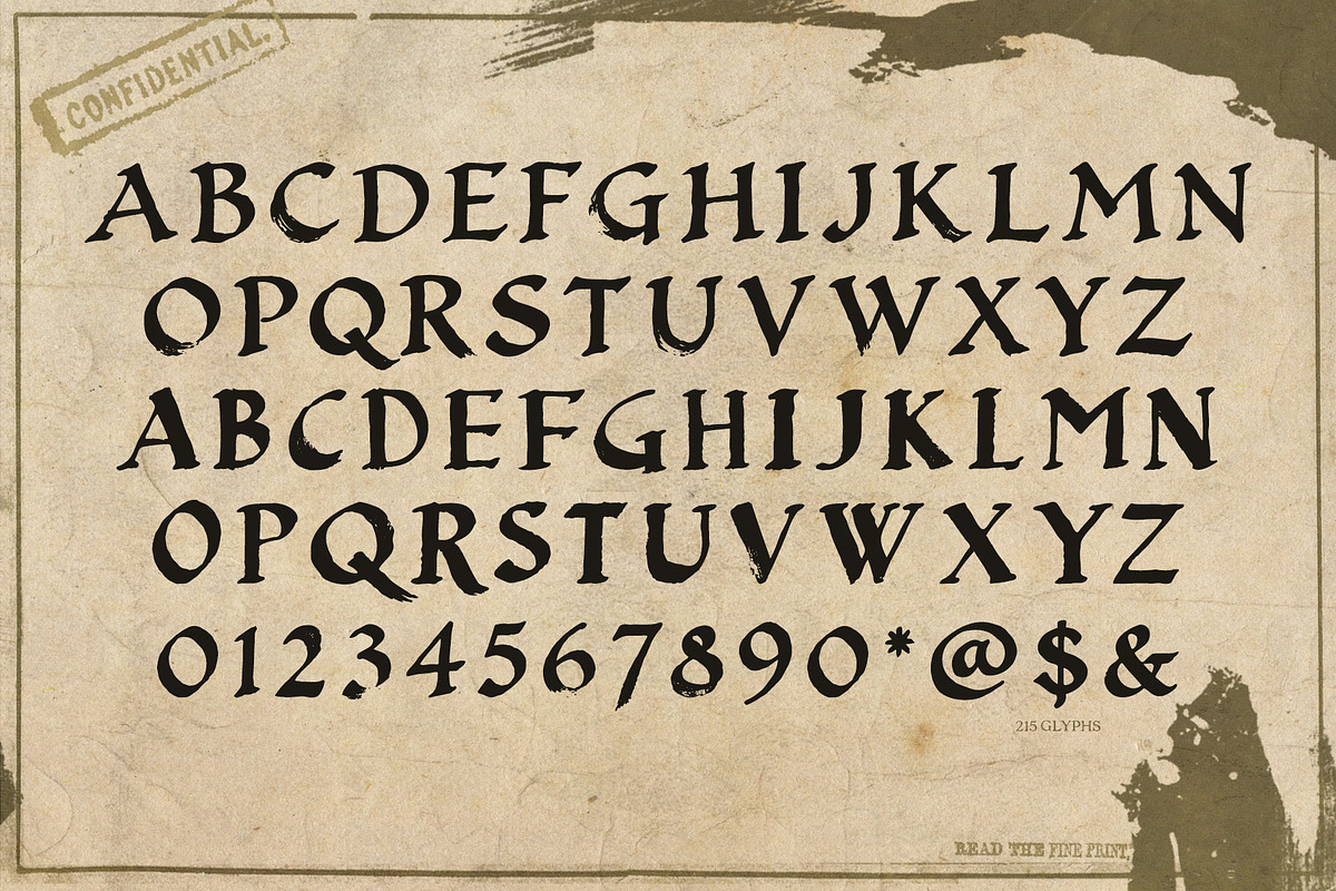 Blacko 23, a Blackletter Font by Misprinted Type (Photo 5 of 5)