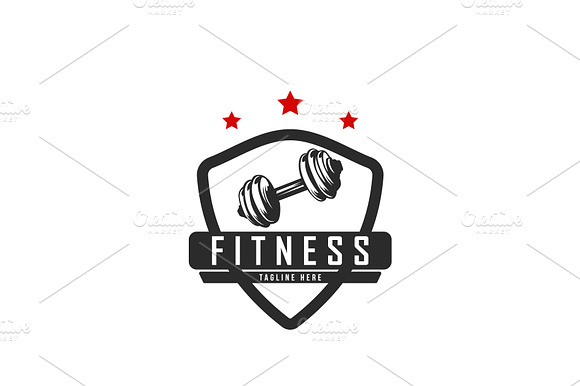 Fitness Gym Club Logo Design preview 2