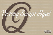 Victory Script Aged, a Font by CozyFonts Foundry (Thumbnail 4 of 4)