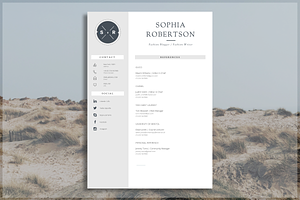 Creative Resume Template CV Design