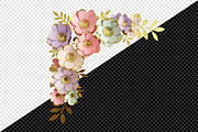 Rose Gold Foil Floral Elements, an Illustration by Creative Art (Thumbnail 6 of 8)