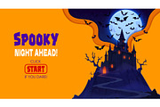 Halloween paper cut greetings, a Seasonal Illustration by Seavector Studio (Thumbnail 2 of 3)