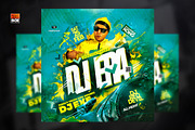 Flyer Template Dj Concert, a Flyer Template by MonkeyBOX (Thumbnail 1 of 3)